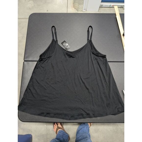 Torrid Black Camisole Spaghetti Strap Tank Top Shirt Woman's Size 2X - Picture 2 of 6